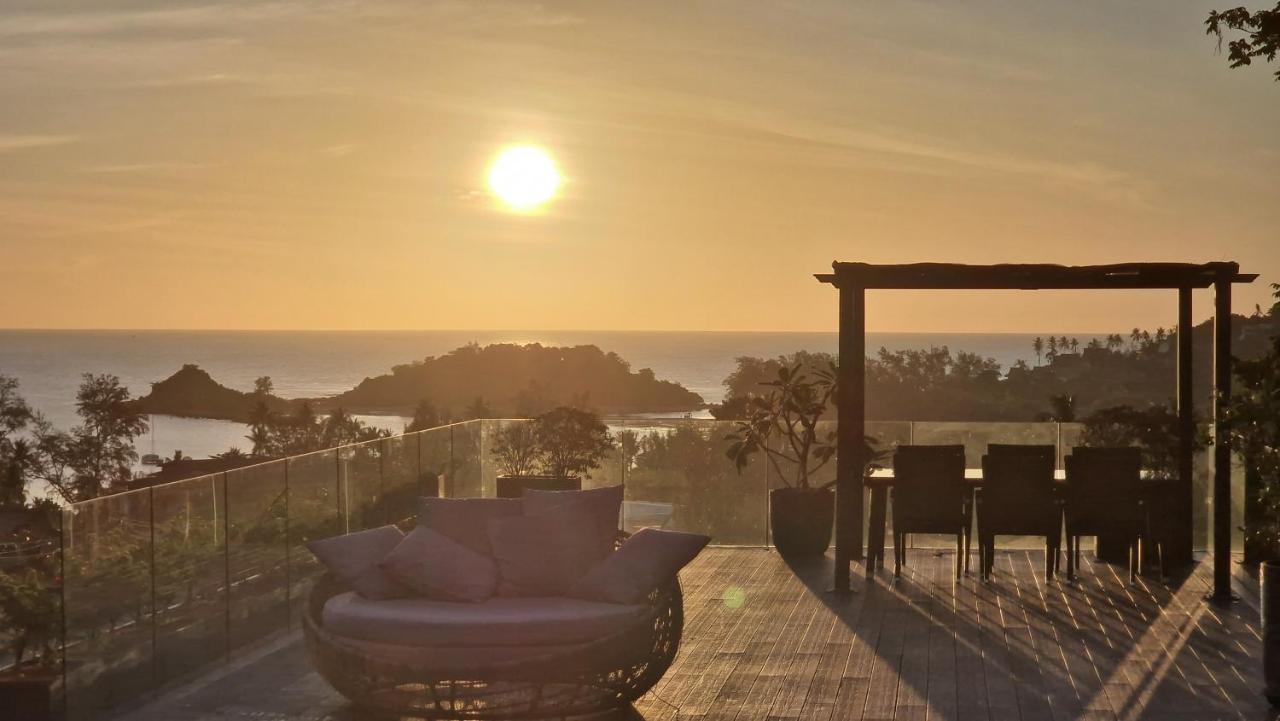 Villa Obsidian, With Staff, Sea View And Walk To Choeng Mon Beach Exterior foto