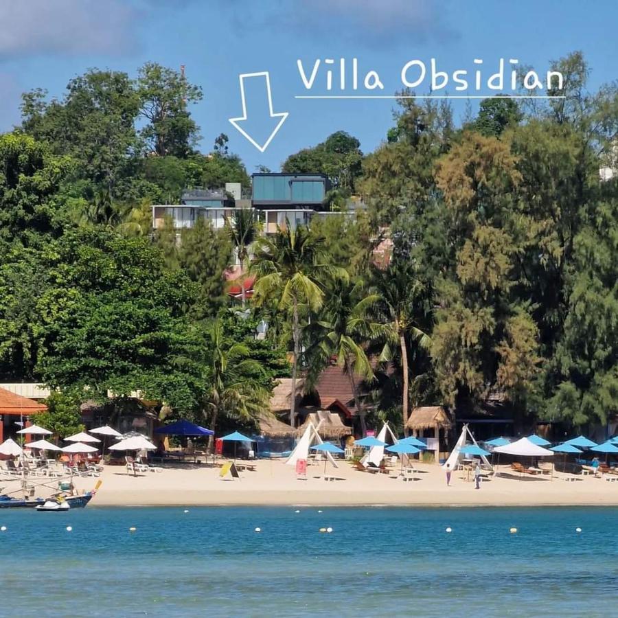 Villa Obsidian, With Staff, Sea View And Walk To Choeng Mon Beach Exterior foto