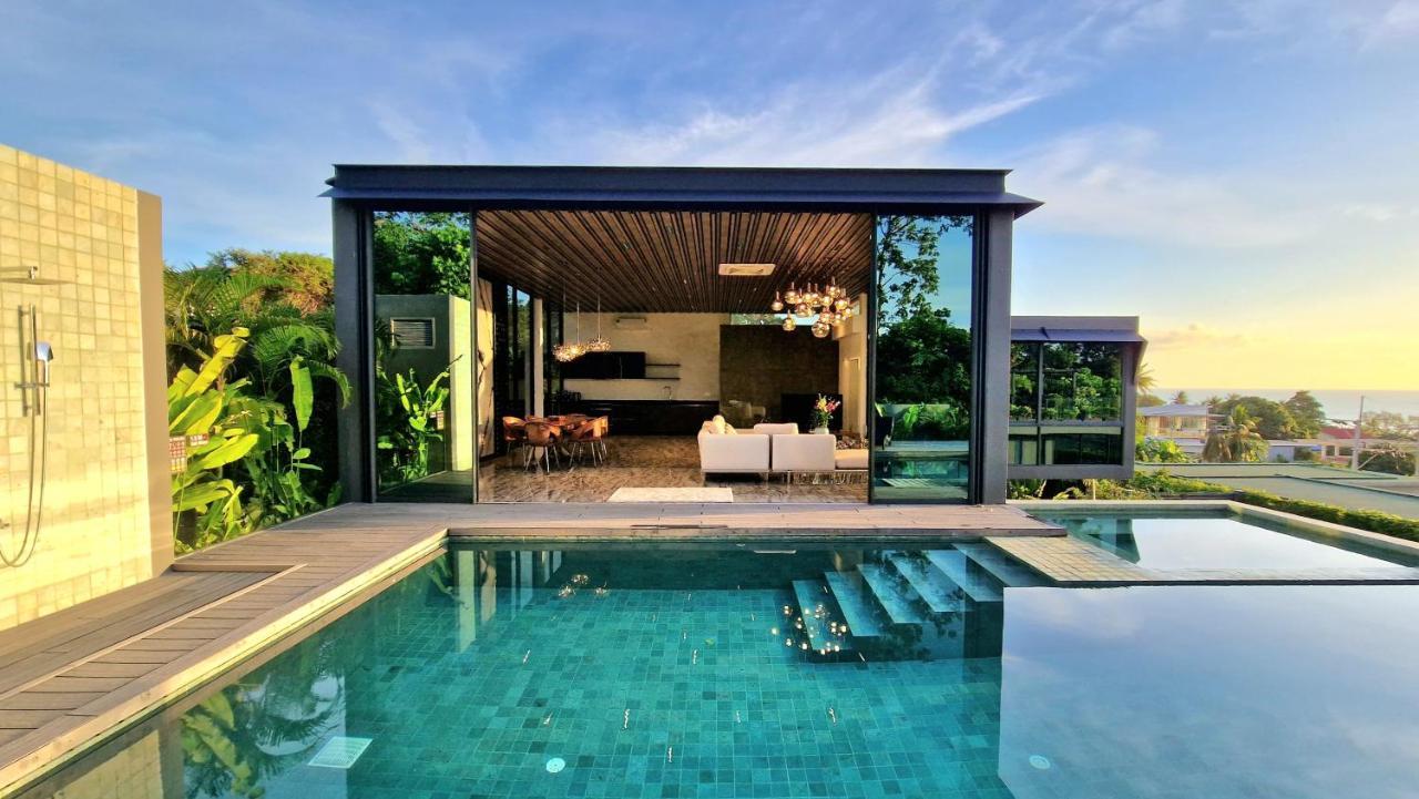 Villa Obsidian, With Staff, Sea View And Walk To Choeng Mon Beach Exterior foto