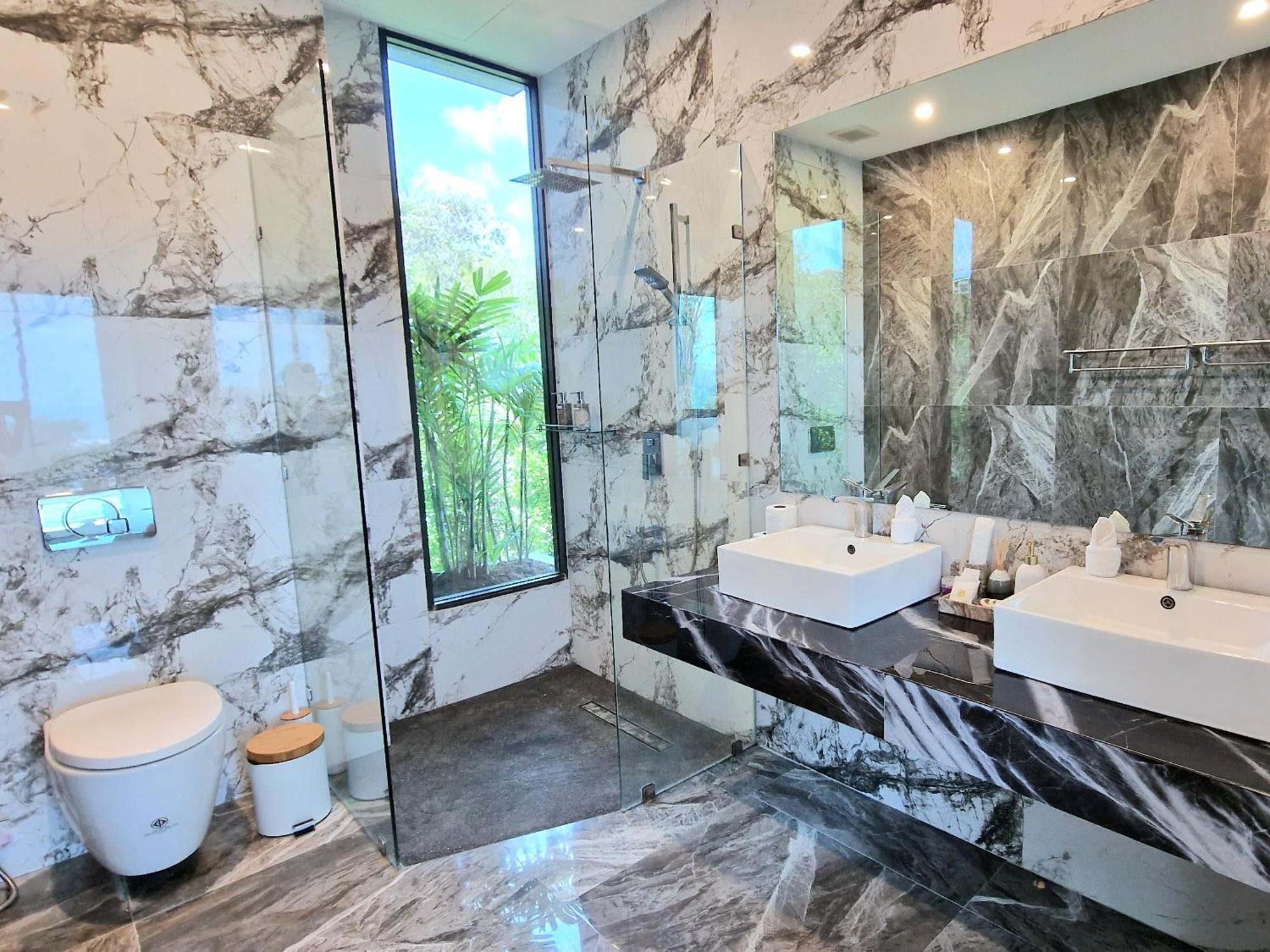 Villa Obsidian, With Staff, Sea View And Walk To Choeng Mon Beach Exterior foto