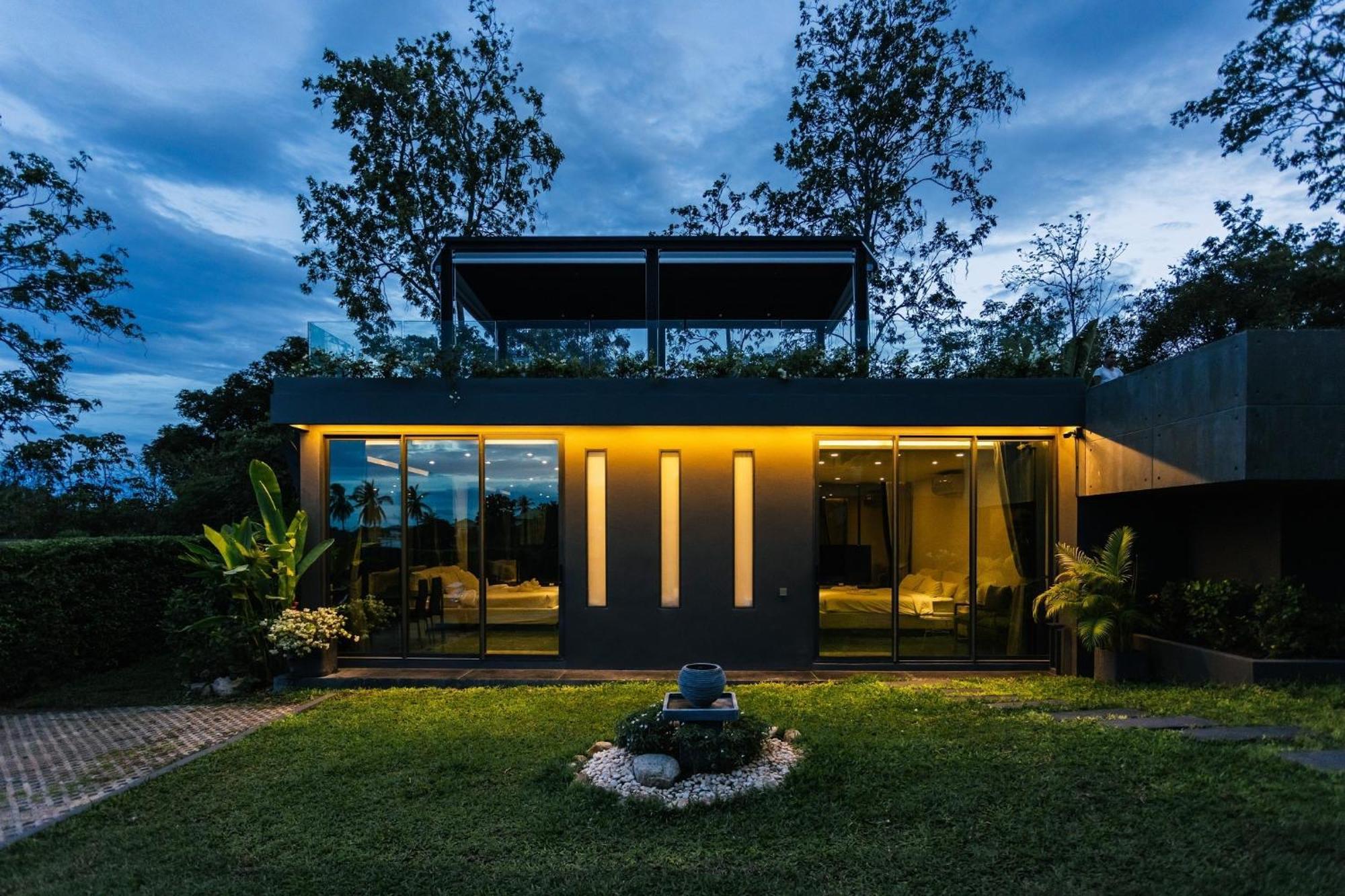 Villa Obsidian, With Staff, Sea View And Walk To Choeng Mon Beach Exterior foto