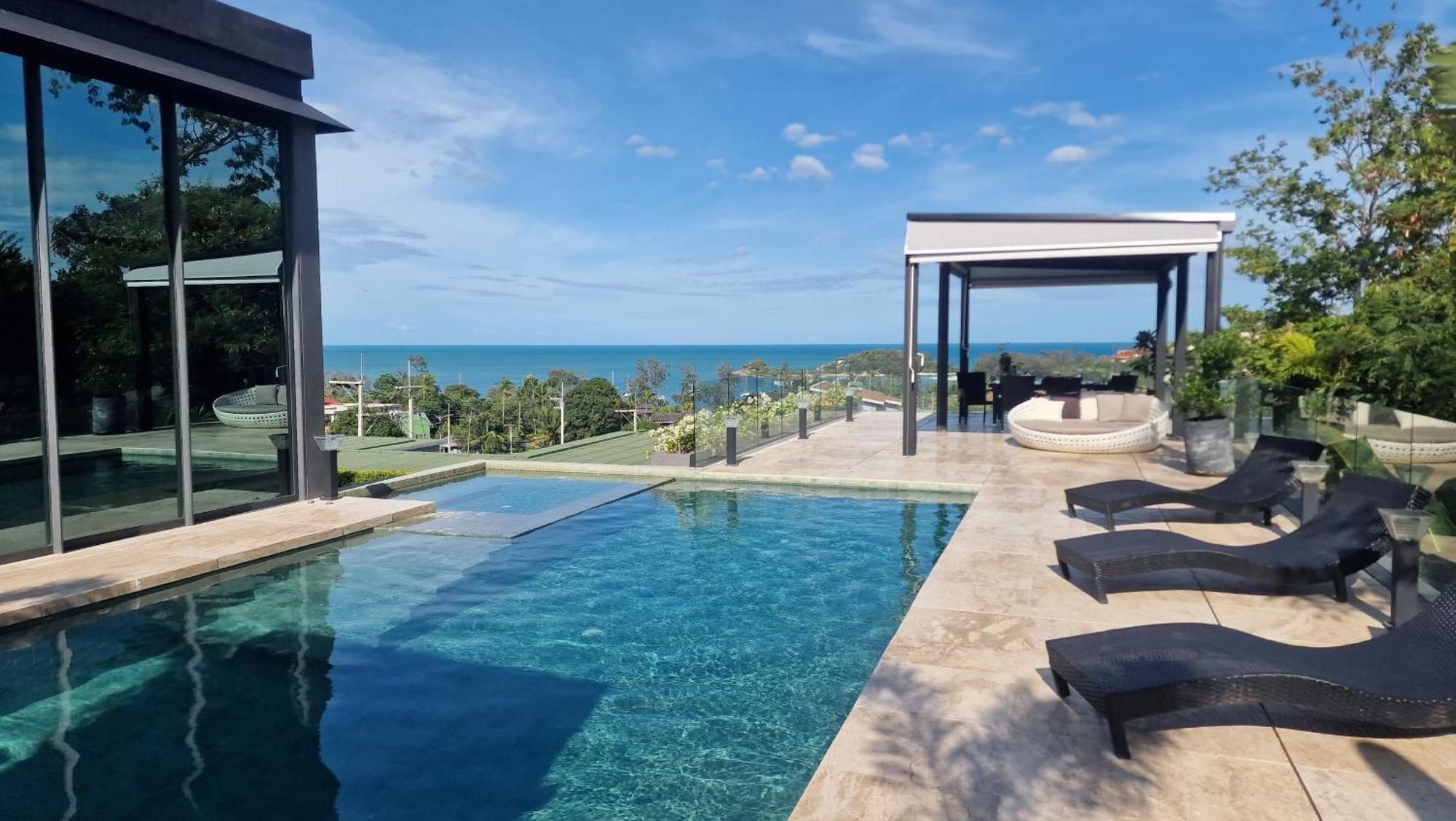 Villa Obsidian, With Staff, Sea View And Walk To Choeng Mon Beach Exterior foto