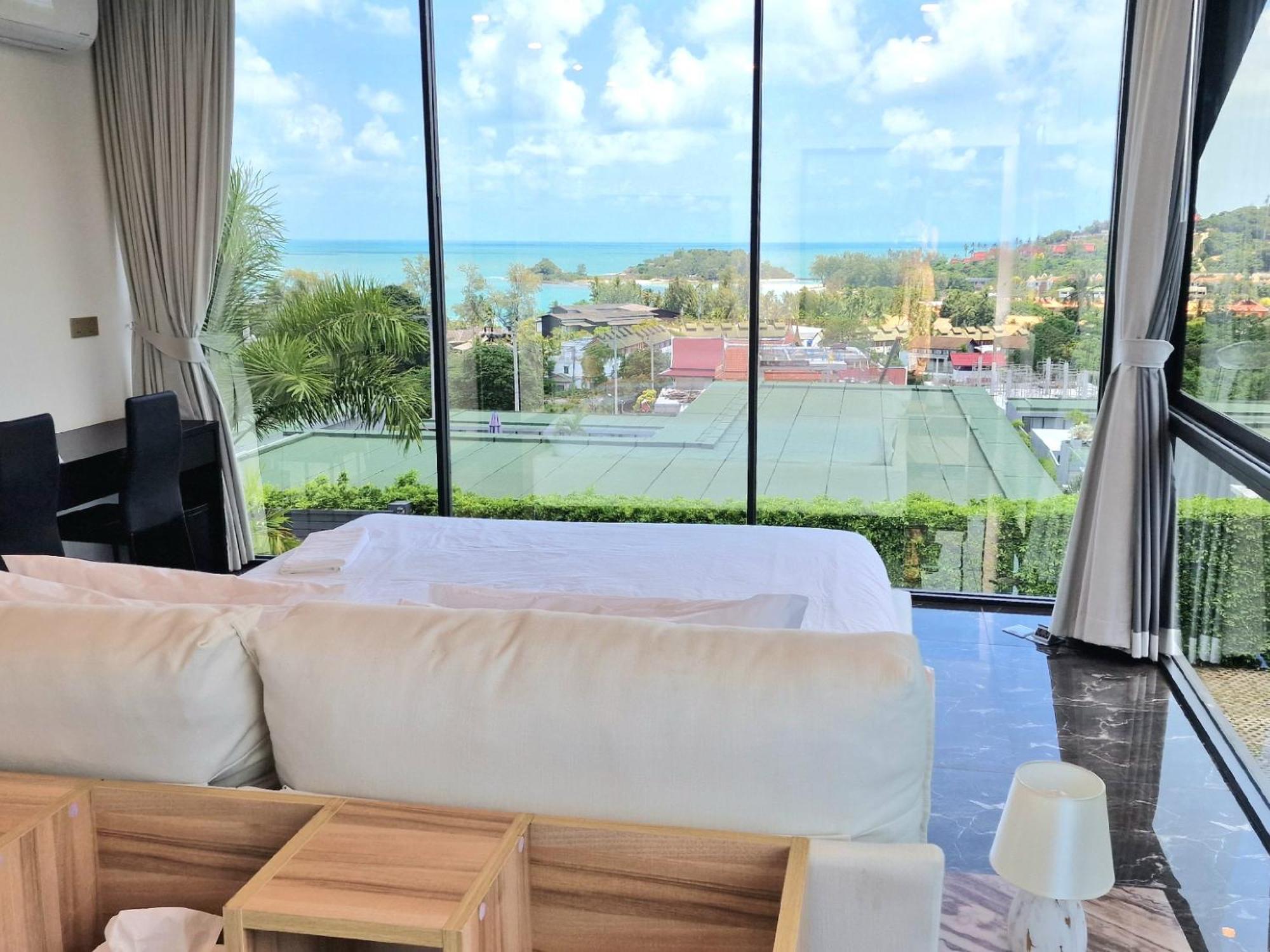 Villa Obsidian, With Staff, Sea View And Walk To Choeng Mon Beach Exterior foto