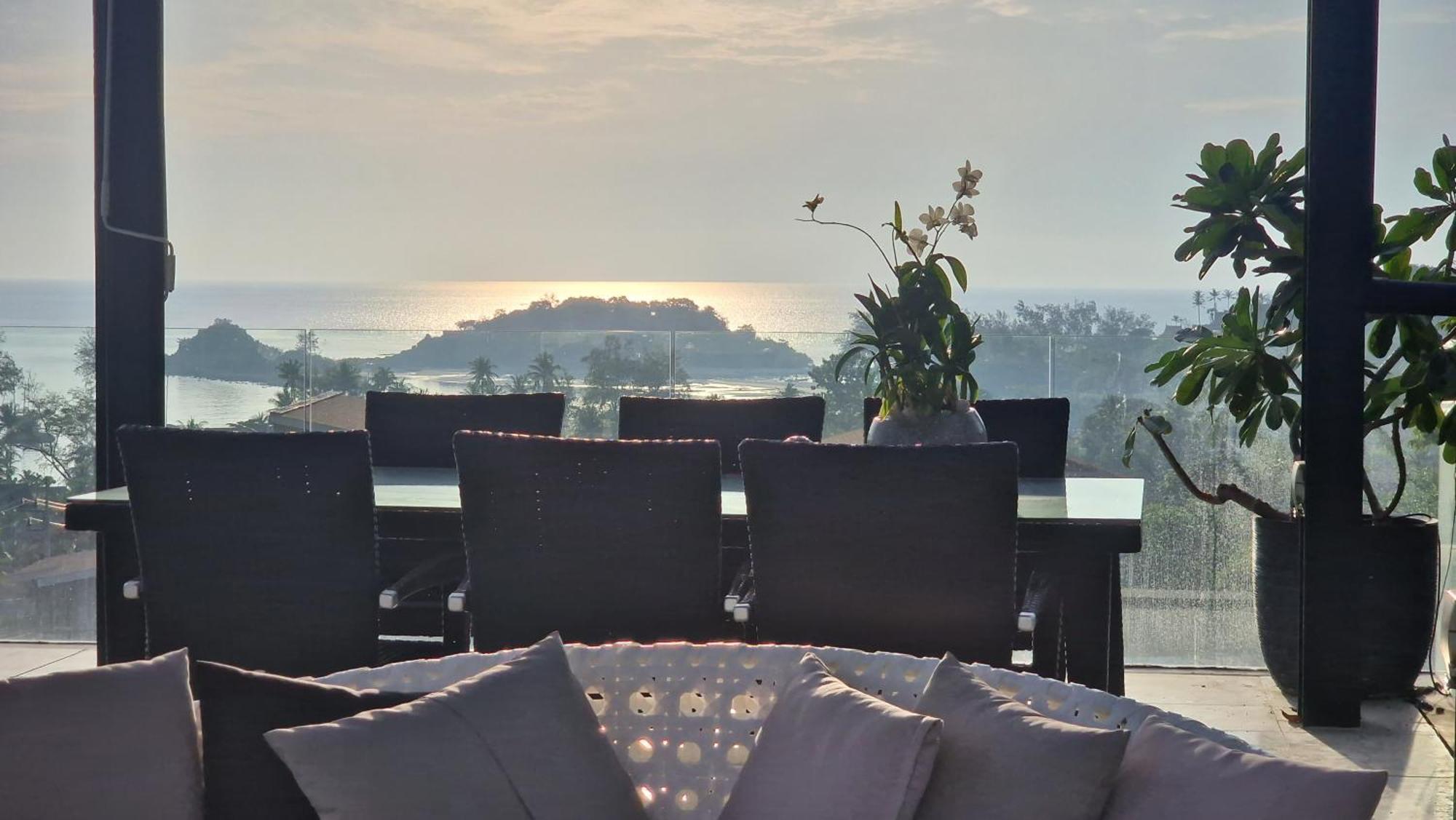 Villa Obsidian, With Staff, Sea View And Walk To Choeng Mon Beach Exterior foto